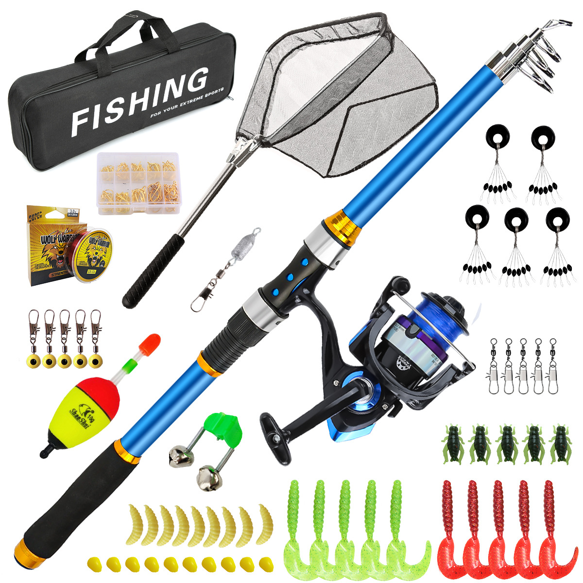 2.1-3.6M Telescopic Glass Fibe - Fishing Boat Aluminum review and price